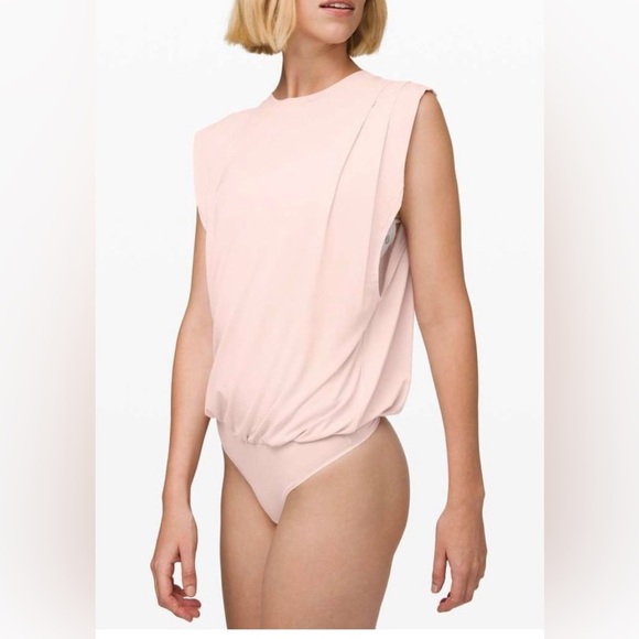 Lululemon Hour To Hour Bodysuit - Blush Pink - Picture 1 of 10